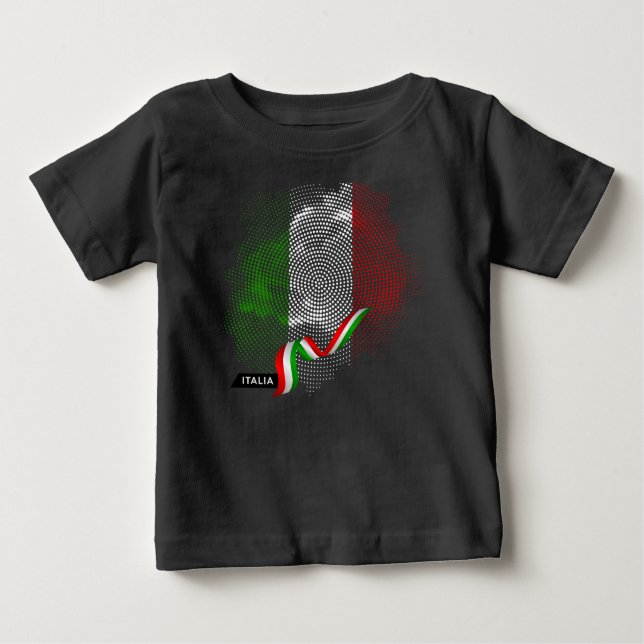 Italian flag baby T-Shirt (Front)