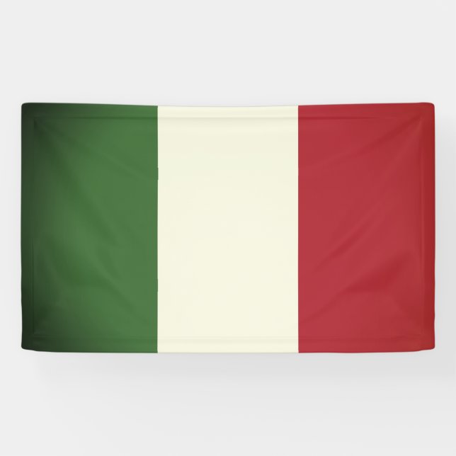 Italian Flag Banner (Horizontal)