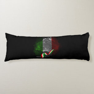 Italian flag body cushion