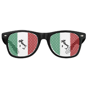 Italian Flag & Boot Retro Sunglasses