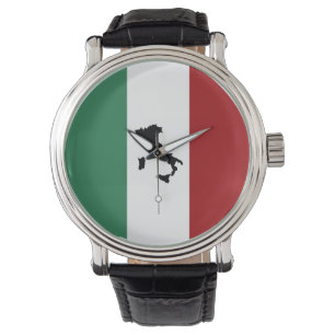 Italian Flag & Boot Watch