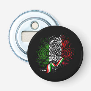 Italian flag bottle opener