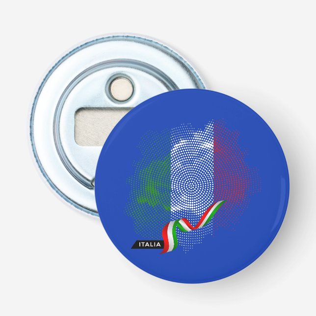 Italian flag bottle opener (Front)