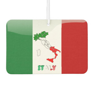 Italian flag car air freshener