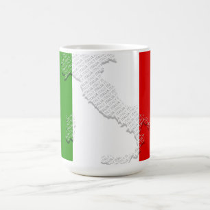 Italian flag coffee mug