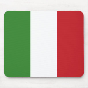 Italian Flag Colours Italy Green White Red Mouse Pad
