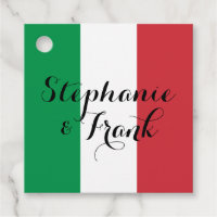 Italian Flag Colours Wedding