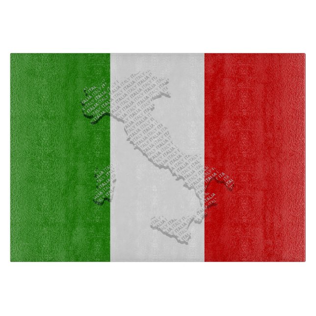 Italian flag cutting board (Front)