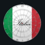 Italian Flag - Flag of Italy -  Italia Dartboard<br><div class="desc">Italian Flag - Flag of Italy,  italy, italy flag, italian, italia, international, flags of the world, europe, home decor, countries</div>