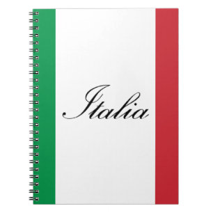 Italian Flag - Flag of Italy - Italia Spiral Notebook