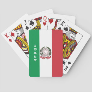 Italian Flag Games, Italy Playing Cards