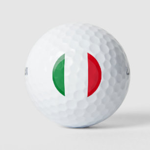 Italian flag golf balls