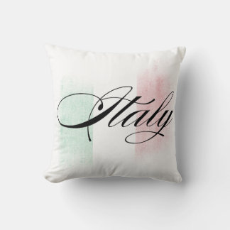  Italian flag green white red Italy Pride Cushion