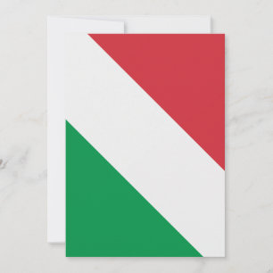 Italian Flag Invitation