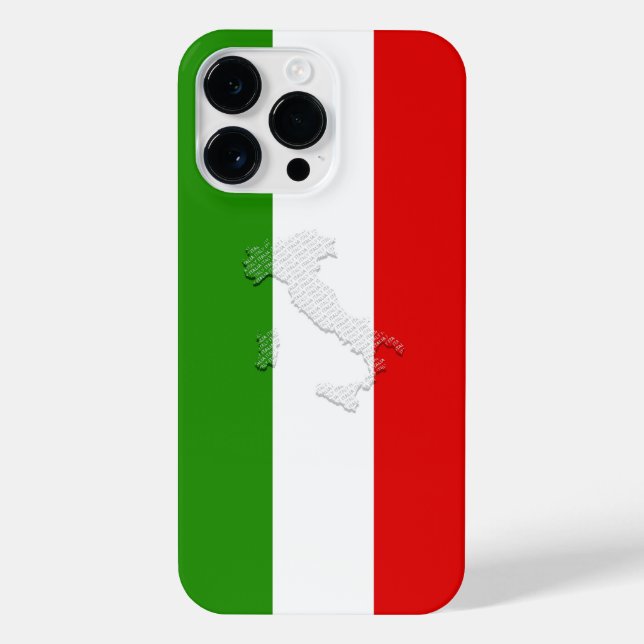 Italian flag iPhone case (Back)