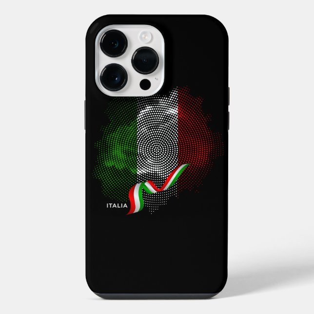 Italian flag iPhone case (Back)