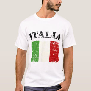 Italian Flag Italy Banner Ensign T-Shirt