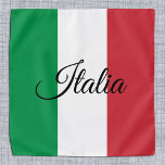 Italian Flag & Italy fashion bandanna /sport fans<br><div class="desc">BANDANAS: Italian Flag & Italy fashion fabric - love my country,  travel,  holiday,  national patriots / sports fans</div>