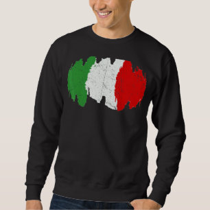 Italian Flag Italy Graphic Italian Style Italian C Sweatshirt