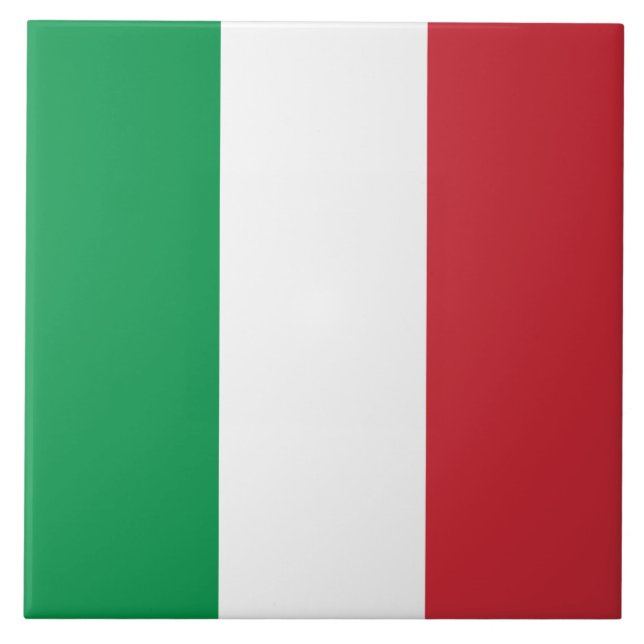 Italian Flag (Italy) Tile (Front)
