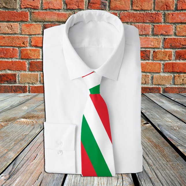 Italian Flag & Italy travel, holiday /sport fans Tie (Creator Uploaded)