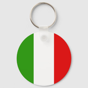 Italian Flag Key Ring