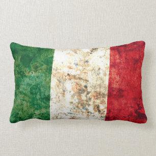 Italian Flag Lumbar Cushion