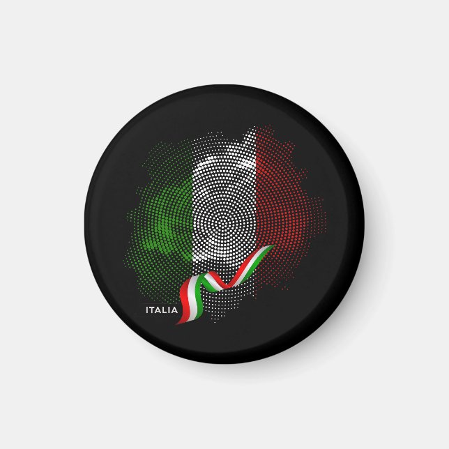 Italian flag magnet (Front)