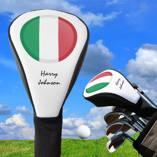 Italian Flag & Monogrammed Golf Clubs Covers