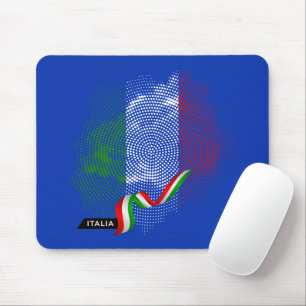 Italian flag mouse pad