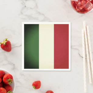 Italian Flag Napkin