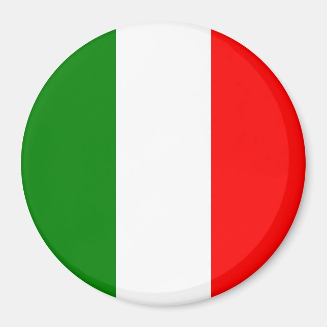 Italian Flag of Italy Bandiera d'Italia Magnet (Front)