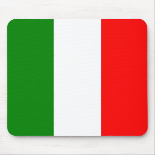 Italian Flag of Italy Bandiera d'Italia Tricolore Mouse Pad