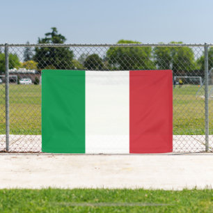 Italian flag of Italy custom banner sign