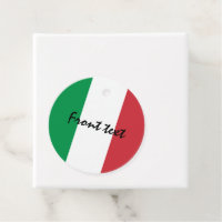 Italian flag of Italy custom party
