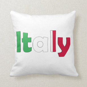 Italian Flag Pillow