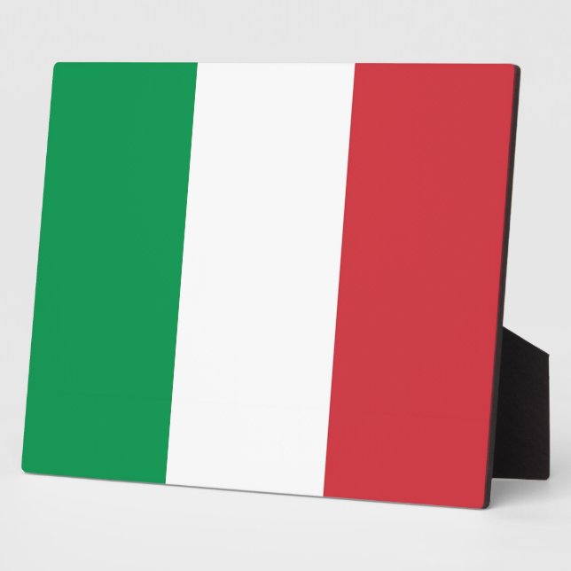Italian Flag Plaque (Side)