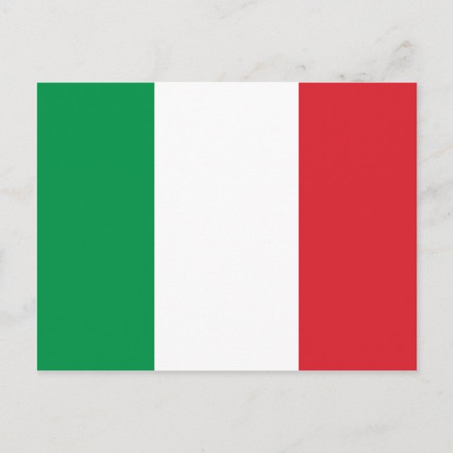 Italian Flag Postcard (Front)