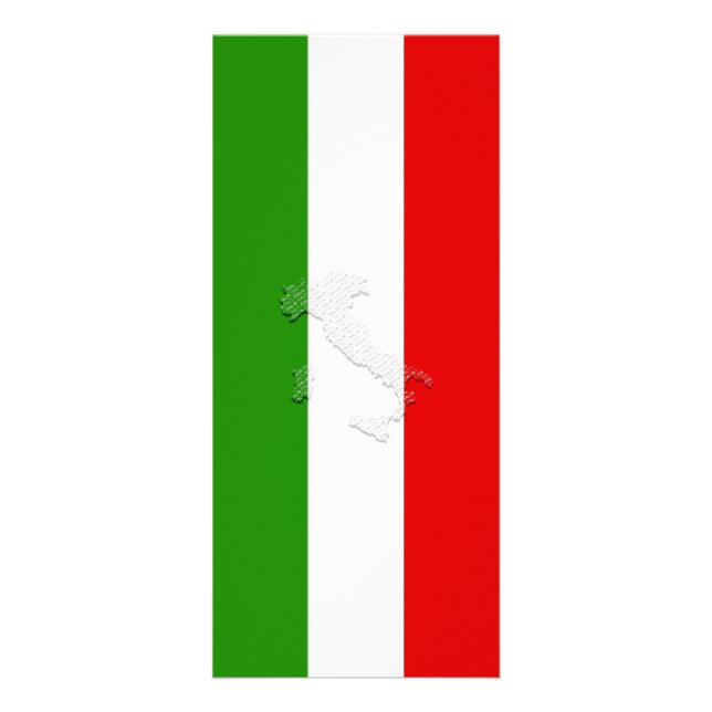 Italian flag rack card (Front)