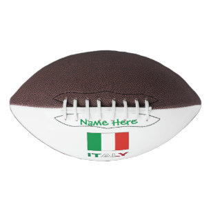 Italian Flag Republic Day Pride Personalised Gift Football