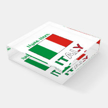 Italian Flag Republic Day Pride Personalised Gift