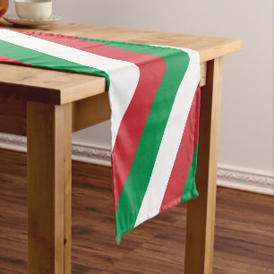 Italian flag & Sports fan house decor / Italy Short Table Runner