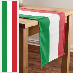 Italian flag & Sports fan house decor / Italy tri  Short Table Runner