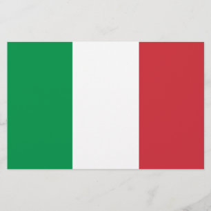 Italian Flag Stationery
