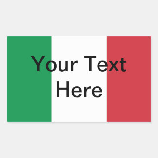 Italian Flag Sticker - Customizeable