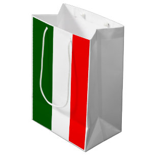 Italian Flag Stripes Design Gift Bag