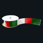Italian Flag Stripes Design  Satin Ribbon<br><div class="desc">Italian Flag Stripes Design Ribbon,   Great for Christmas too.</div>