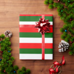 Italian Flag Stripes Design Wrapping Paper<br><div class="desc">Italian Flag Stripes Design Wrapping Paper.  Great for Christmas too.</div>
