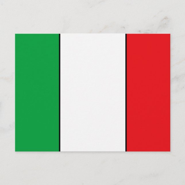 Italian Flag T-shirts and Gifts Postcard (Front)