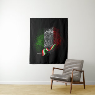 Italian flag tapestry
